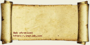 Anđela Simijonović vizit kartica